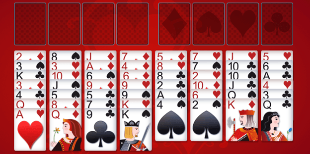 Freecell, freecell - online puzzle