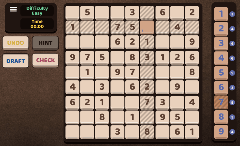 Sudoku Puzzles Online, Online Games